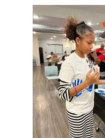 Youth activity at a One Pulse community event