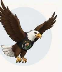 Elevate the Eagle, a friendly illustrated mascot
