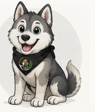 Loyal the Husky — illustrated page guide