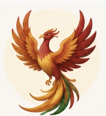 Reach the Phoenix, a friendly illustrated mascot